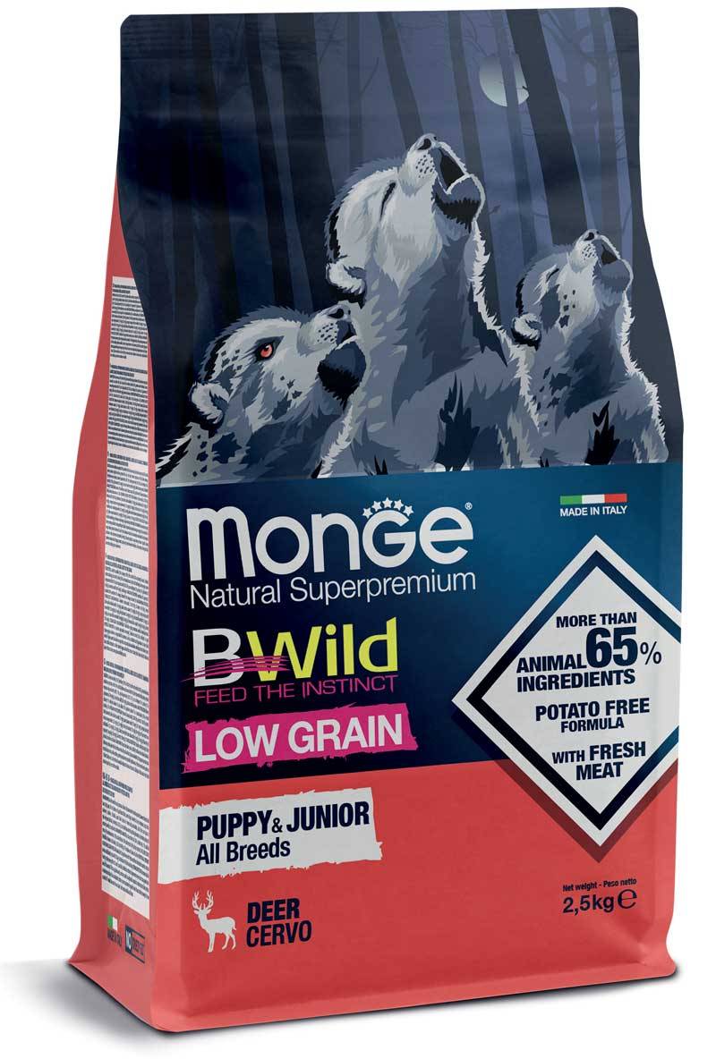 BWILD Low Grain – Cervo – All Breeds Puppy & Junior