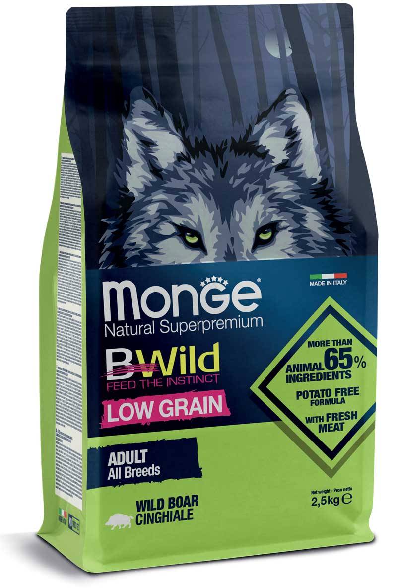 BWILD Low Grain – Cinghiale – All Breeds Adult