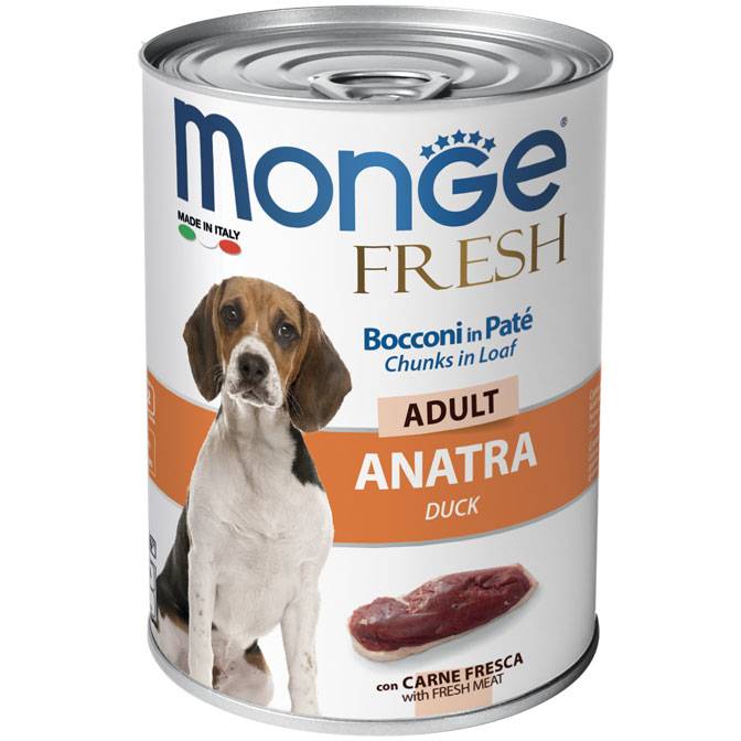 MONGE FRESH ADULTO  ANATRA  BOCCONI IN PATE