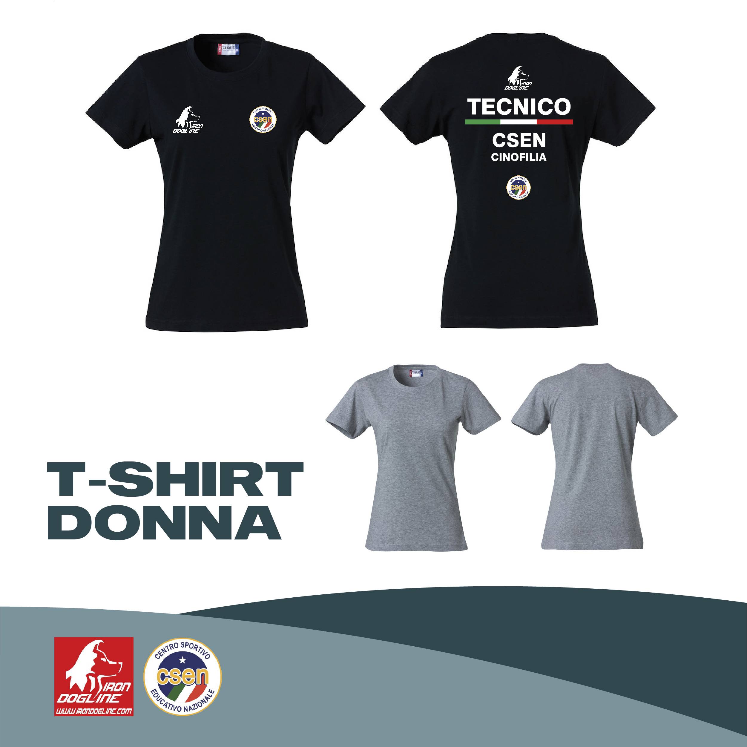 T-SHIRT TECNICI CSEN DONNA