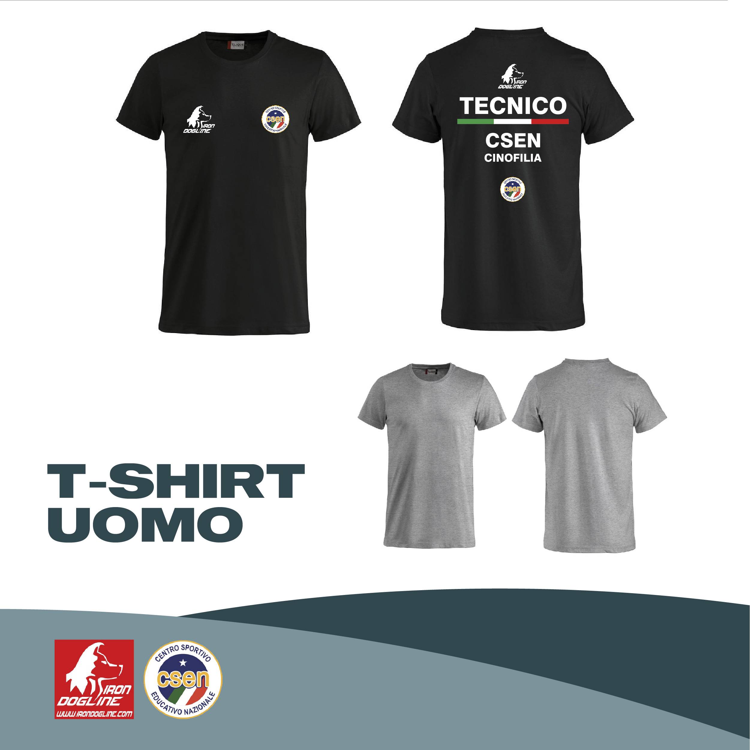 T-SHIRT TECNICI UOMO CSEN