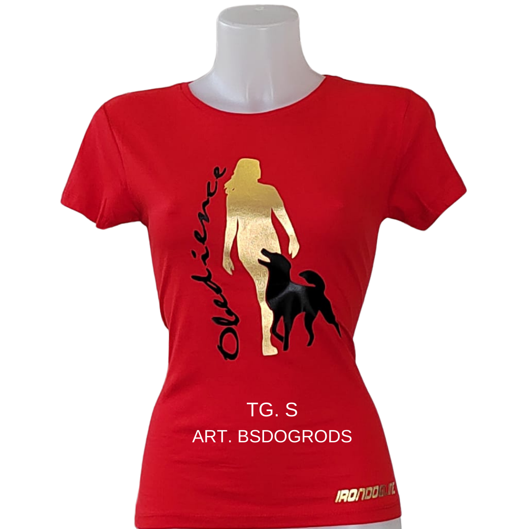 T SHIRT DONNA CONDUZIONE OBEDIENCE IRONDOGLINE