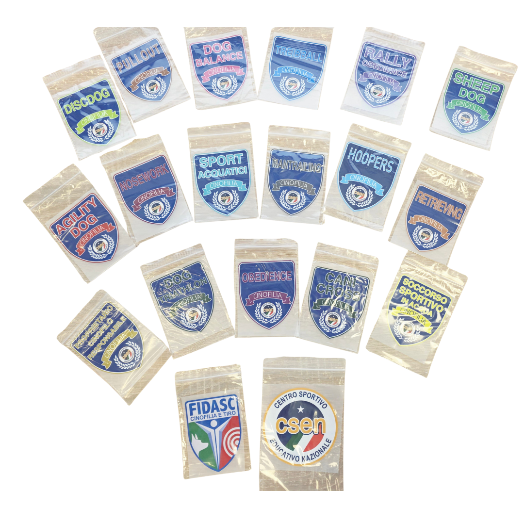 SCUDETTI DISCIPLINA CSEN STAMPABILI