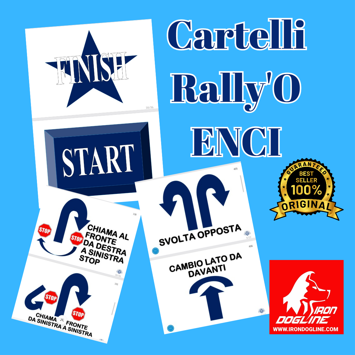 KIT CARTELLY RALLY OBEDIENCE ENCI/FCI