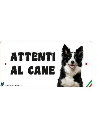 Cartello Attenti al Cane con logo Retex - Retex Shop