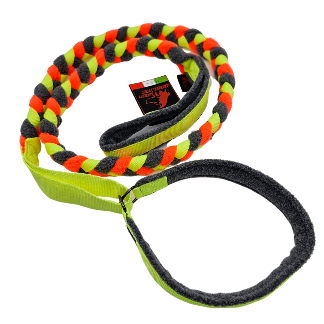 GUINZAGLIO TRECCIA PILE CON COLLARE