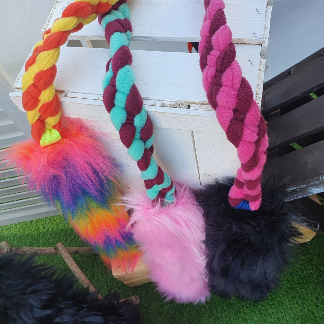 BI-DOG plait + fake fur