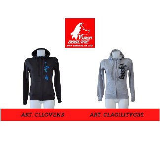  WOMEN'S SWEATSHIRT WITH ZIPPER