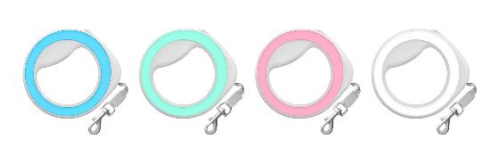 WAUDOG Guinzaglio flessibile retrattile a forma di anello 