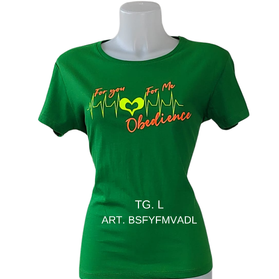 T-SHIRT DONNA FOR YOU FOR ME - IRONDOGLINE