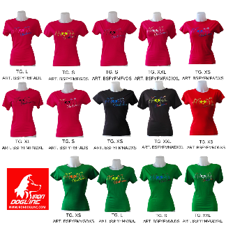 T-SHIRT DONNA FOR YOU FOR ME - IRONDOGLINE