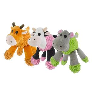 Fuzzle with 5 squeakers