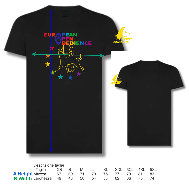 T-SHIRT UNISEX EUROPEAN OPEN OBEDIENCE 2026