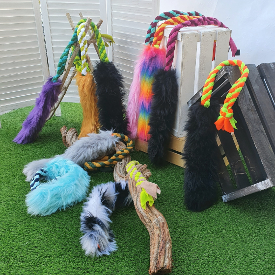 BI-DOG plait + fake fur